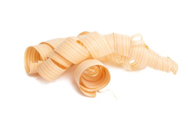 ahşap talaşı izole 