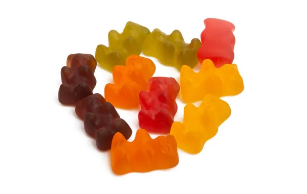 Gummibärchen isoliert — Stockfoto