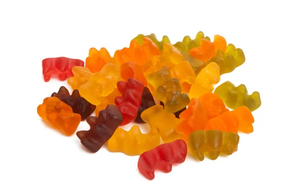 Jelly bears isolated — Stock Photo, Image