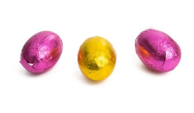 Folyoda paskalya çikolatası. 