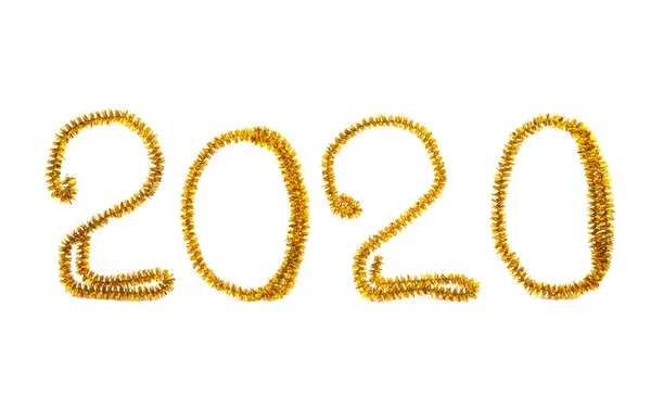 Números año nuevo 2020 aislado —  Fotos de Stock