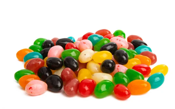 Jelly beans isolated — Stock Photo, Image