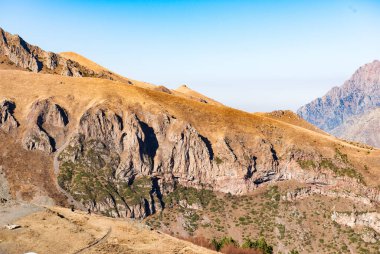 Gürcistan 'ın sonbahar manzarası