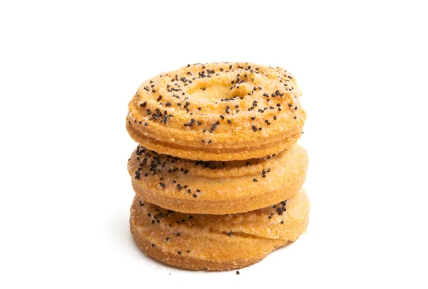 Ring cookies med vallmofrön — Stockfoto