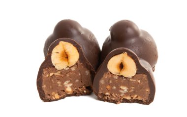 Çikolatalı ve fındıklı. 