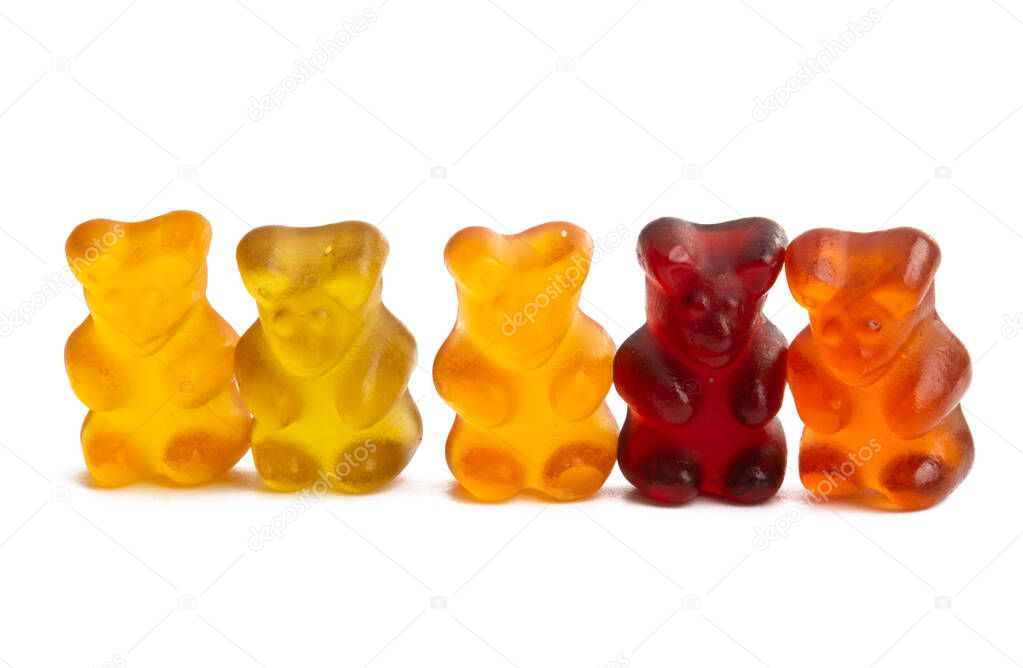 jelly bears isolated 