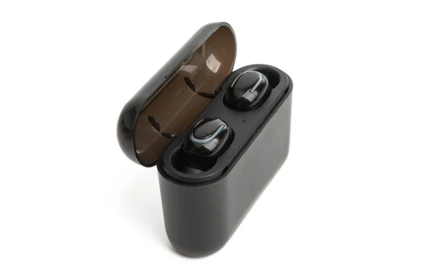 Bluetooth навушники ізольовані — стокове фото