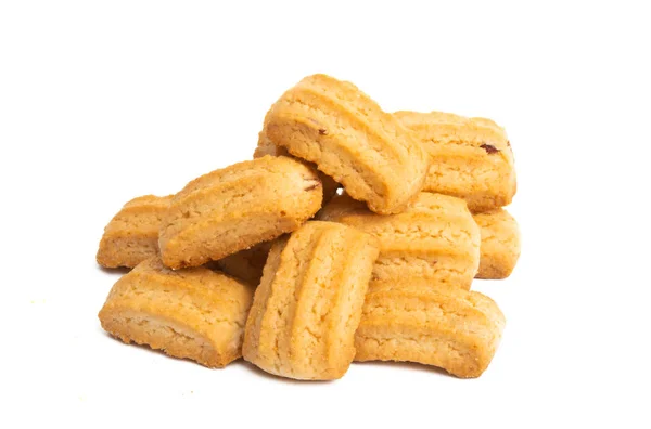Shortbread cookies isolated — Stock Photo, Image