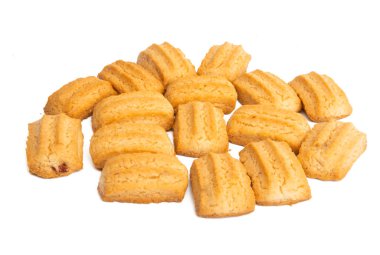 shortbread çerezleri izole 