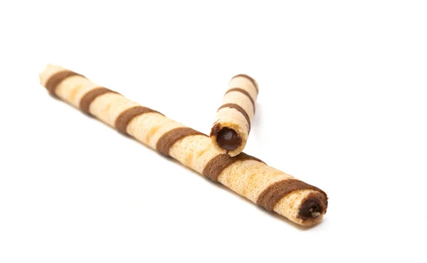 Czekolada waflowo-roll — Zdjęcie stockowe