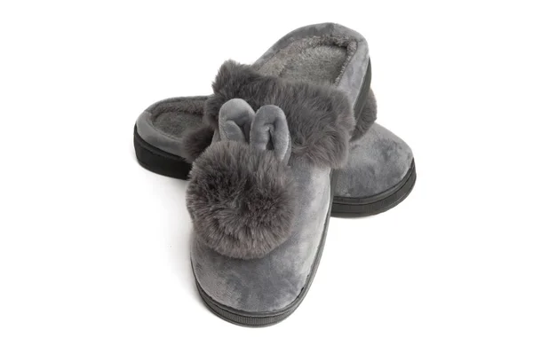 Soft slippers isolated — Stock Photo, Image