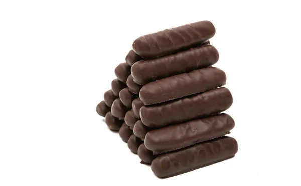 Chocolade stokjes met een vulling — Stockfoto