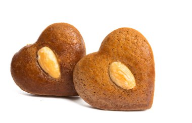 Zencefilli kurabiye kalbi izole 