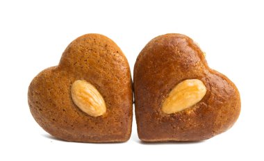 Zencefilli kurabiye kalbi izole 