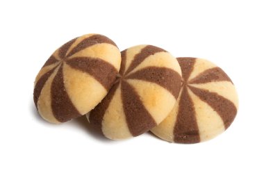 Çikolata kremalı kurabiyeler. 