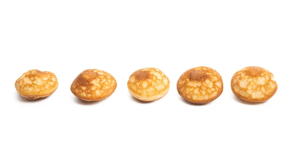 Piccoli pancake isolati — Foto Stock