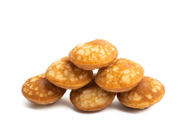 Små pannkakor isolerade — Stockfoto