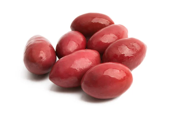 Aceitunas rojas aisladas —  Fotos de Stock