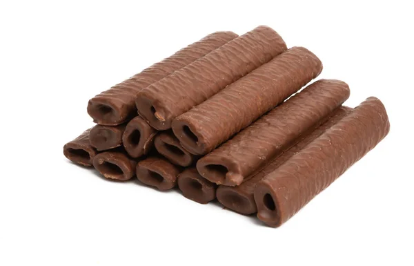 Choklad rullar — Stockfoto