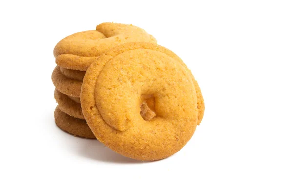 Galletas de mantequilla aisladas —  Fotos de Stock