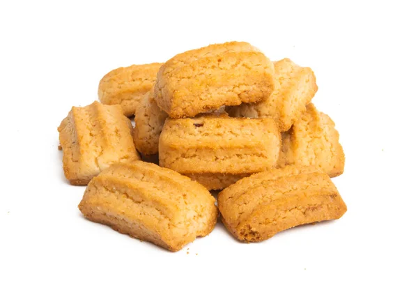 Biscuits au beurre isolés — Photo