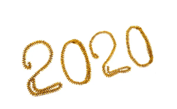 Números de 2020 aislados —  Fotos de Stock