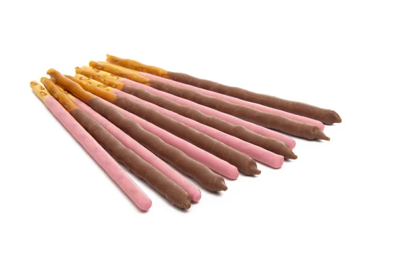 Chocolate sticks isolated — Stock Photo, Image