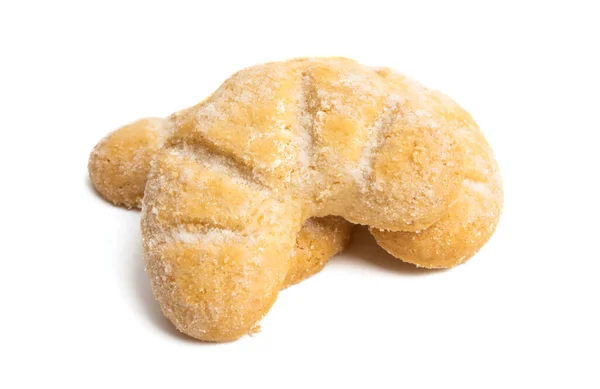 Biscoitos de manteiga de baunilha isolados — Fotografia de Stock