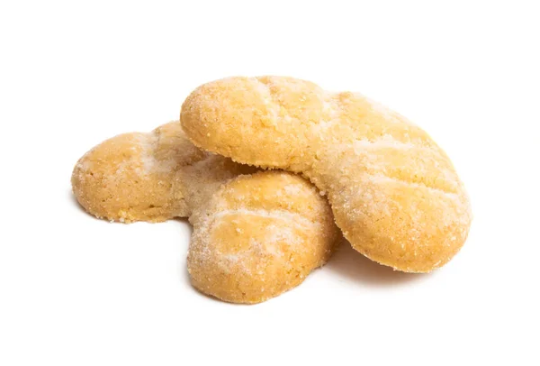 Vanilla butter cookies isolated — Stock Photo, Image