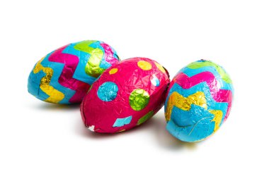 Paskalya folyosundaki çikolata yumurtası 