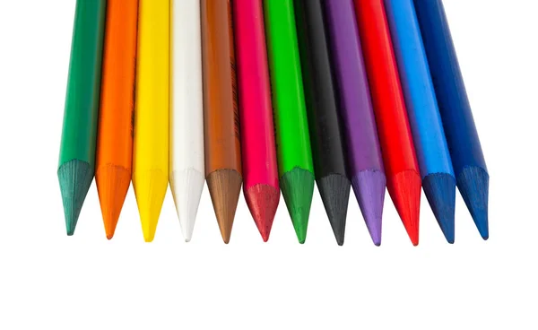 Color pencils isolated — Stock Photo, Image