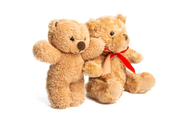 Brinquedo urso macio isolado — Fotografia de Stock
