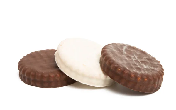 Cookies met chocolade — Stockfoto