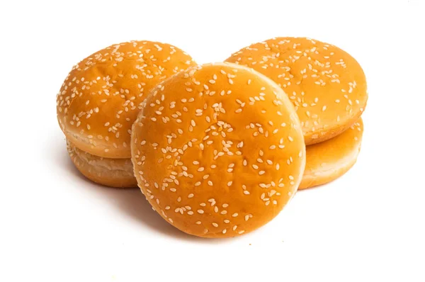 Burger rolls isolated — Stock Photo, Image