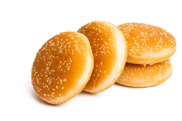 Burgerbrötchen isoliert — Stockfoto