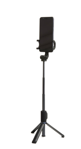 Selfie stick isolated on white background