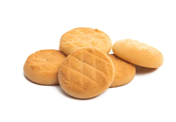 Galletas con relleno de chocolate aislado —  Fotos de Stock