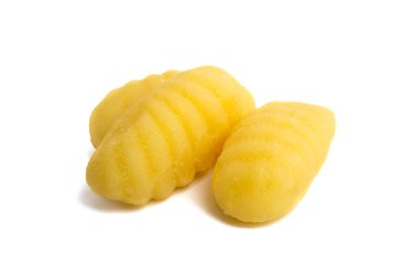 Patates gnocchi izole 