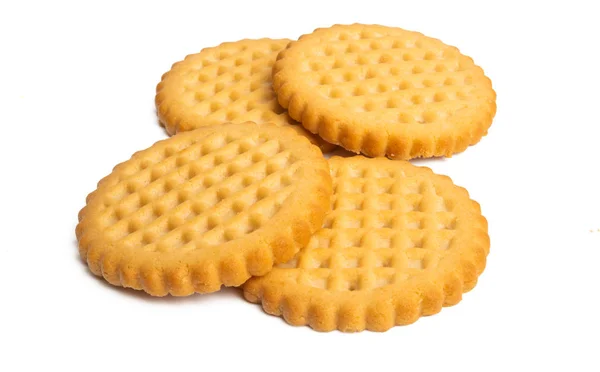 Butter cookies isolated — Stock Photo, Image