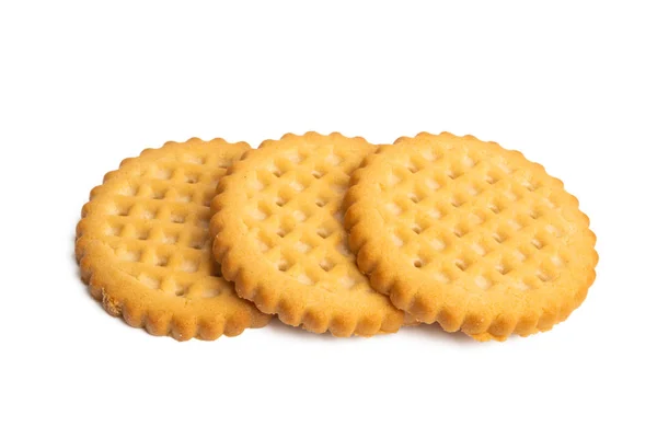 Boter cookies geïsoleerd — Stockfoto