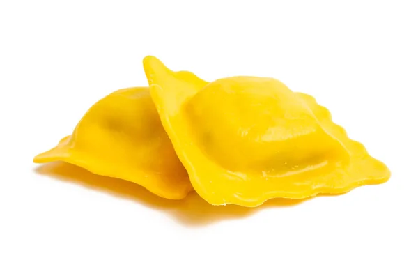 Ravioli Isolati Fondo Bianco — Foto Stock