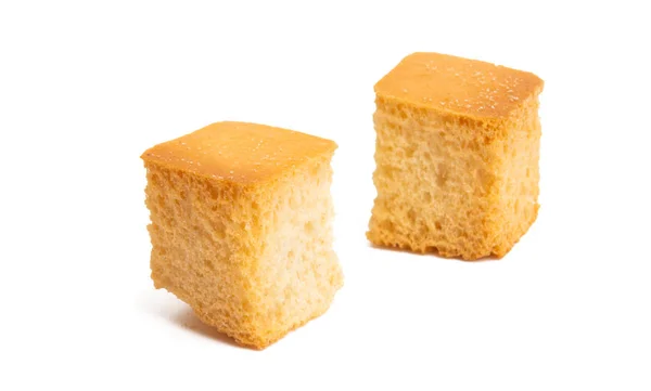 Cracker Isolati Sfondo Bianco — Foto Stock