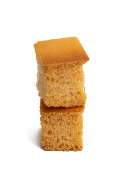 Cracker Isolati Sfondo Bianco — Foto Stock