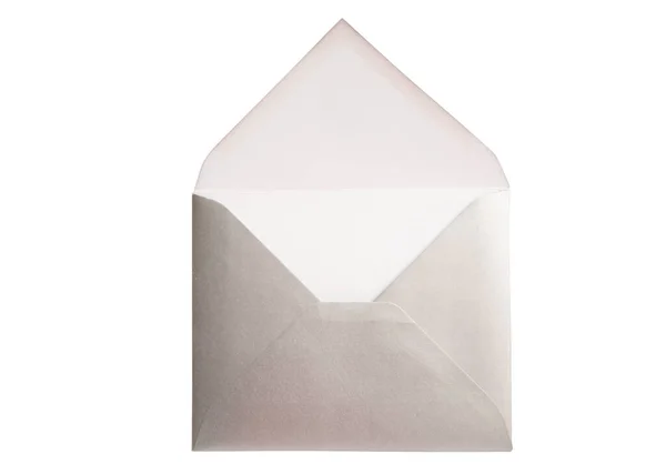 Envelopes Isolados Sobre Fundo Branco — Fotografia de Stock