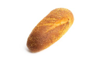 Bun beyaz arkaplanda izole edildi