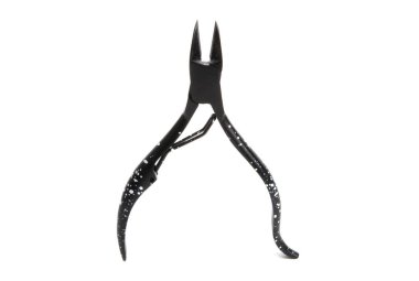 Beyaz arkaplanda tırnak makasları izole