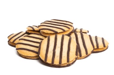 Beyaz arka plan üzerinde izole çizgili tanımlama bilgisi