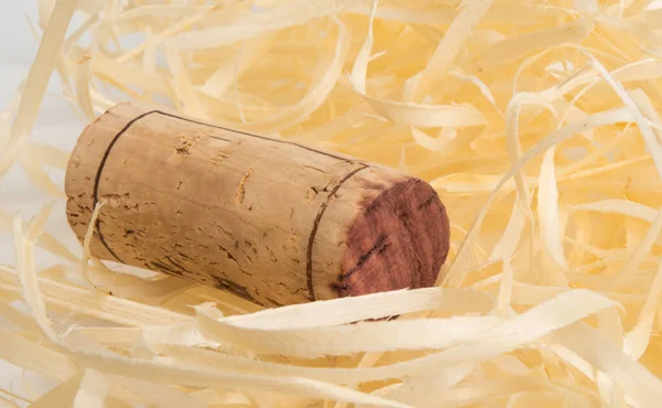 Dřevěný Korkový Korek Víno — Stock fotografie