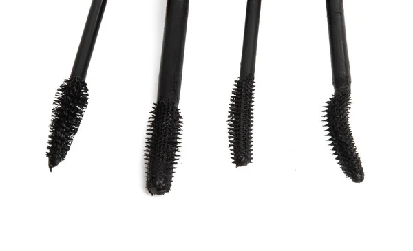 Mascara Nero Isolato Sfondo Bianco — Foto Stock