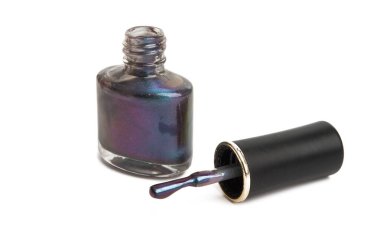 tırnak cilaları beyaz zemin üzerine izole